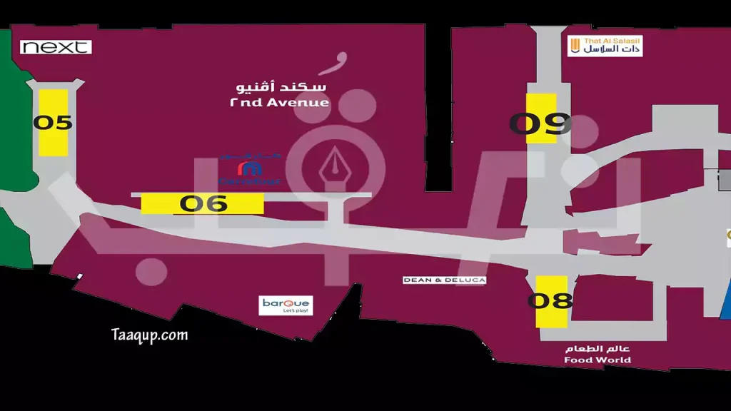 خريطة مداخل الافنيوز مول في الكويت 3 | تعقب